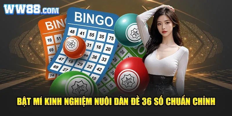 Bật mí kinh nghiệm nuôi dàn đề 36 số chuẩn chỉnh